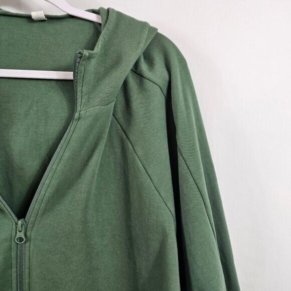 Zella Zip Up Hoodie In Forest Green - XL - Picture 4 of 6